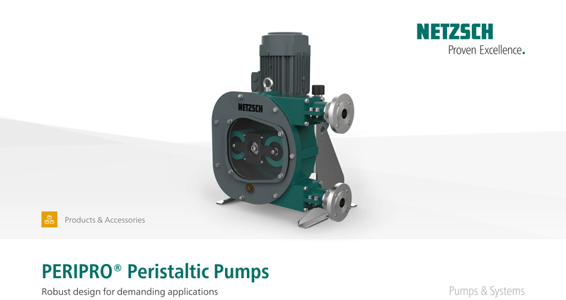Catalogue NETZSCH PERIPRO® Peristaltic Pumps