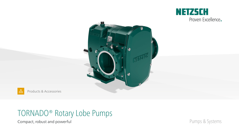 Catalogue NETZSCH TORNADO® Rotary Lobe Pumps