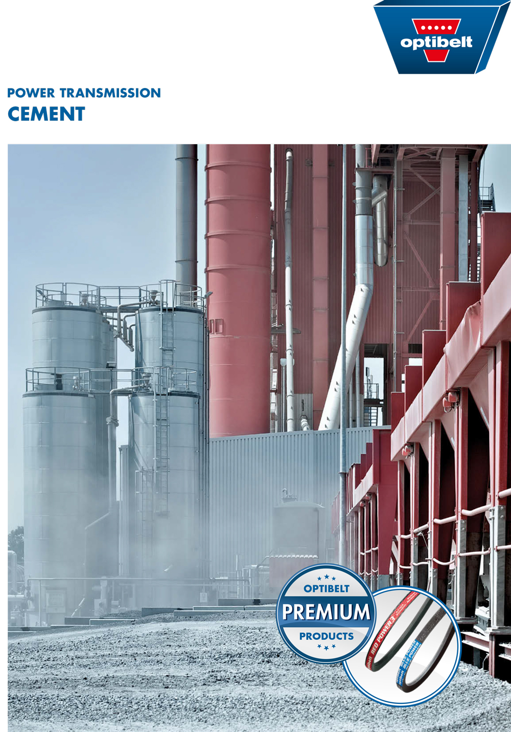Le Catalogue de Solutions Optibelt pour l'Industrie du Ciment