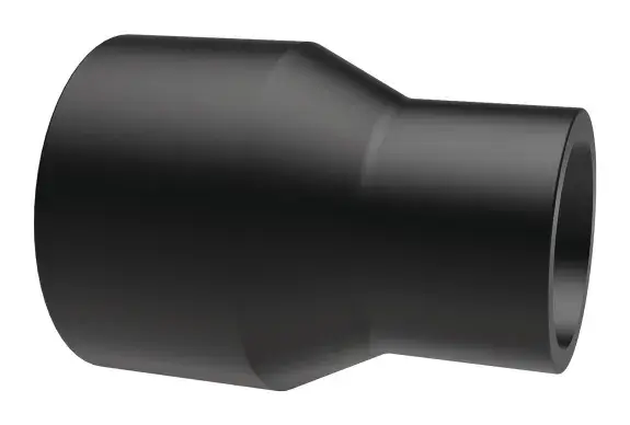 Réducteur PE100 injecté ou manchon de réduction électrosoudable, NF EN 12201-3 / ISO 4427-3, PN10 DN63/75