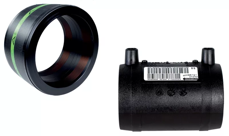 Raccord union électrosoudable, NF EN 12201-2, PN10-SDR17, ACS  DN50