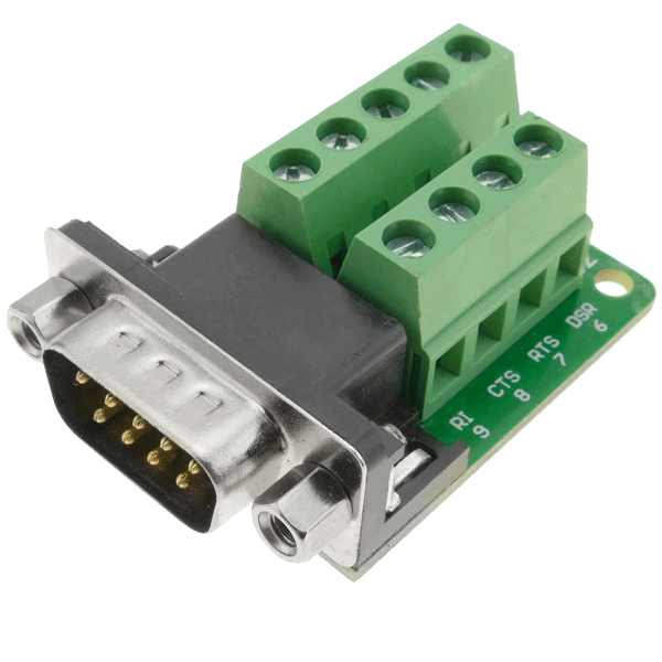 MODULE IO CONNECT SUBD25‑MÂLE, BORNIER 1,25+MASSE (GND)