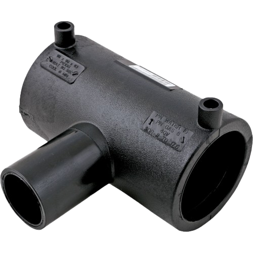 Té réduit PE100 injecté électrosoudable, NF EN 12201-3 / ISO 4427-4, PN10 DN75/32