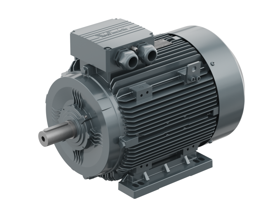 MOTEUR ELECTRIQUE TRIPHASE ELK MOTOR 0.75KW 1500RPM A PATTES, 400V 50HZ, IE3 IP55